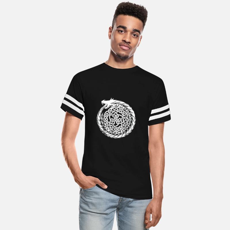 Celtic T Shirt Irish Dragon Knot Circle Ireland St