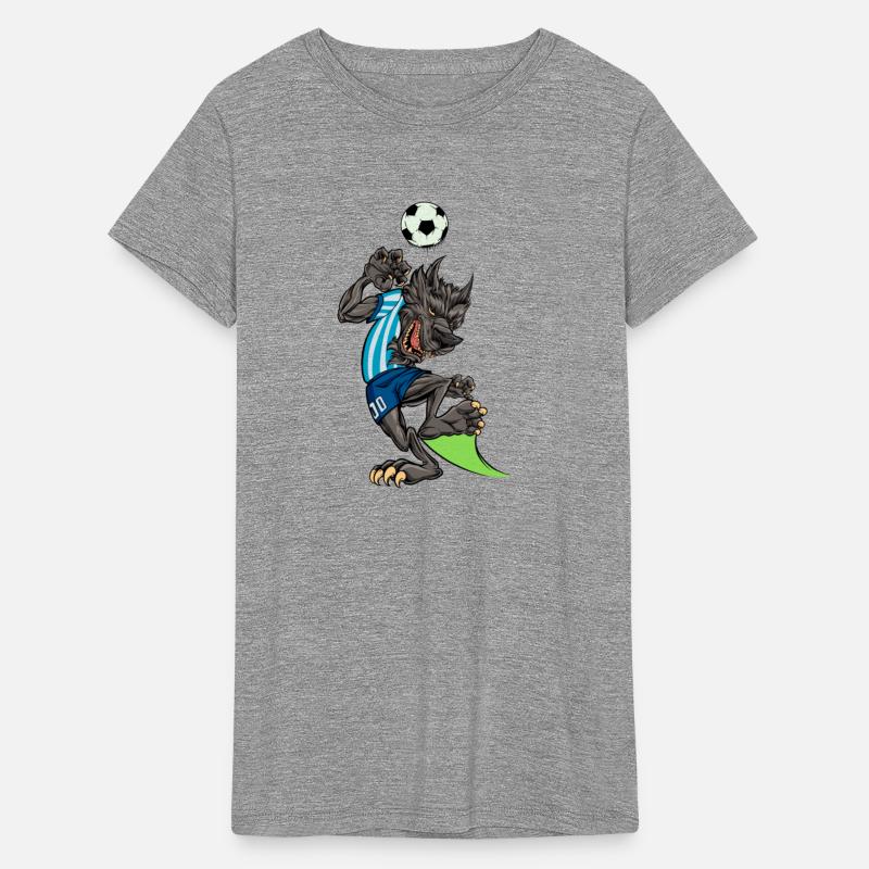 Comic Wolf Plays Soccer