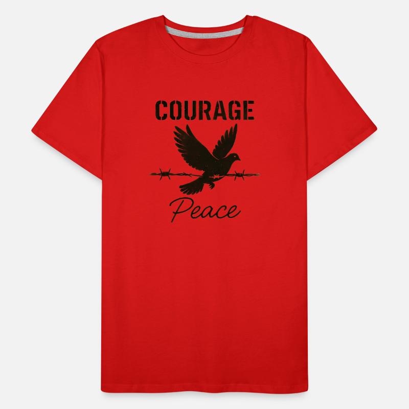 Courage and Peace Dove Graphic-Symbol of Strength