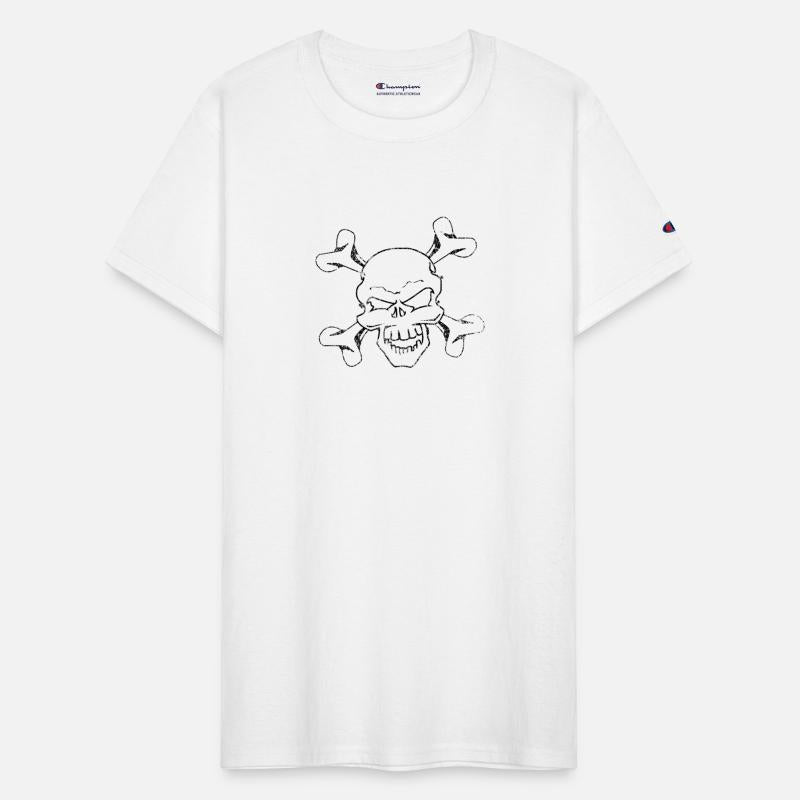 Distressed Skull And Crossbones