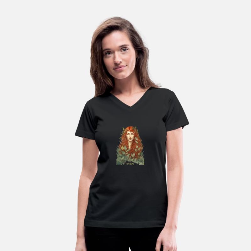 druid red hair spring forest elf nature
