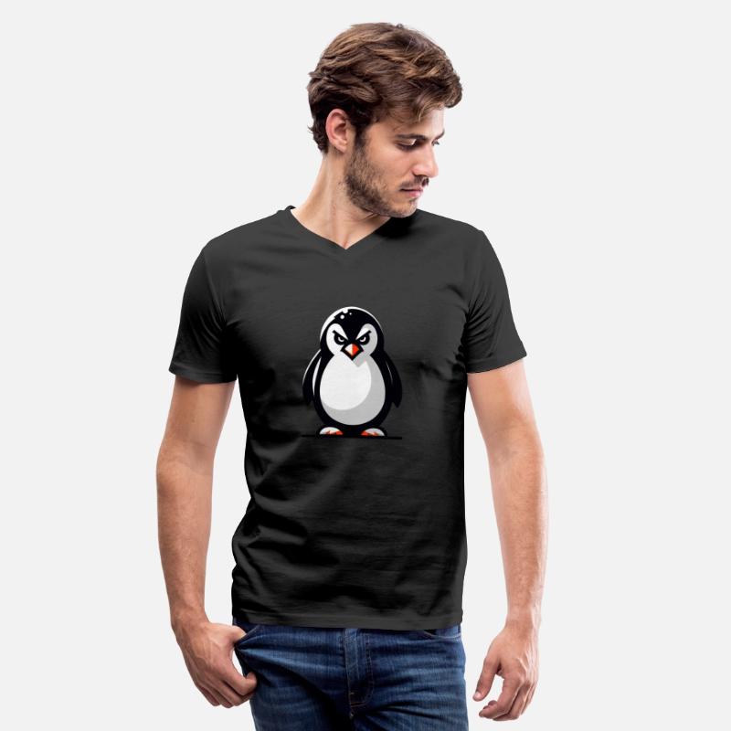 Evil Penguin with Bad Look
