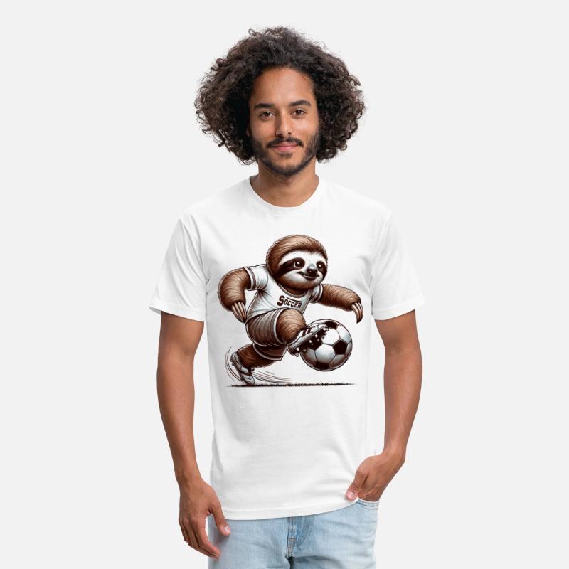 Funny Sloth Playing Soccer for Soccer Player