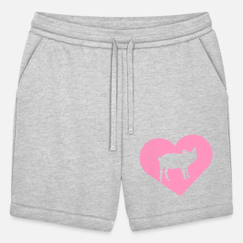 I Love Pigs pig heart piggy piglet silhouette