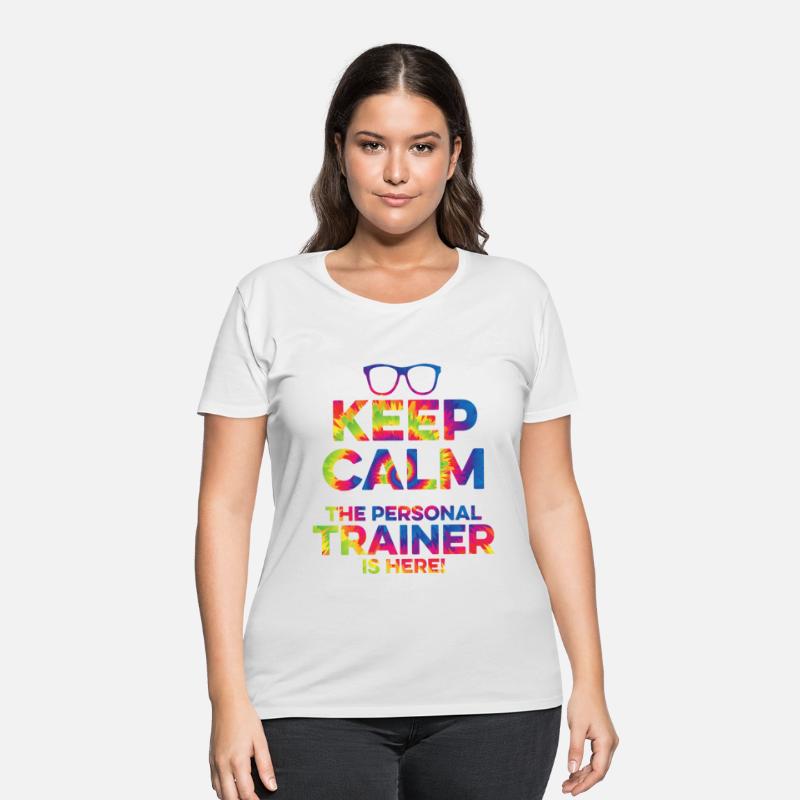 Keep Calm The Personal Trainer Tie Dye Fitness Gym