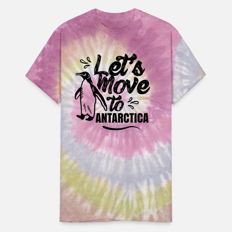 Let's Move To Antarctica South Pole Penguin Saying