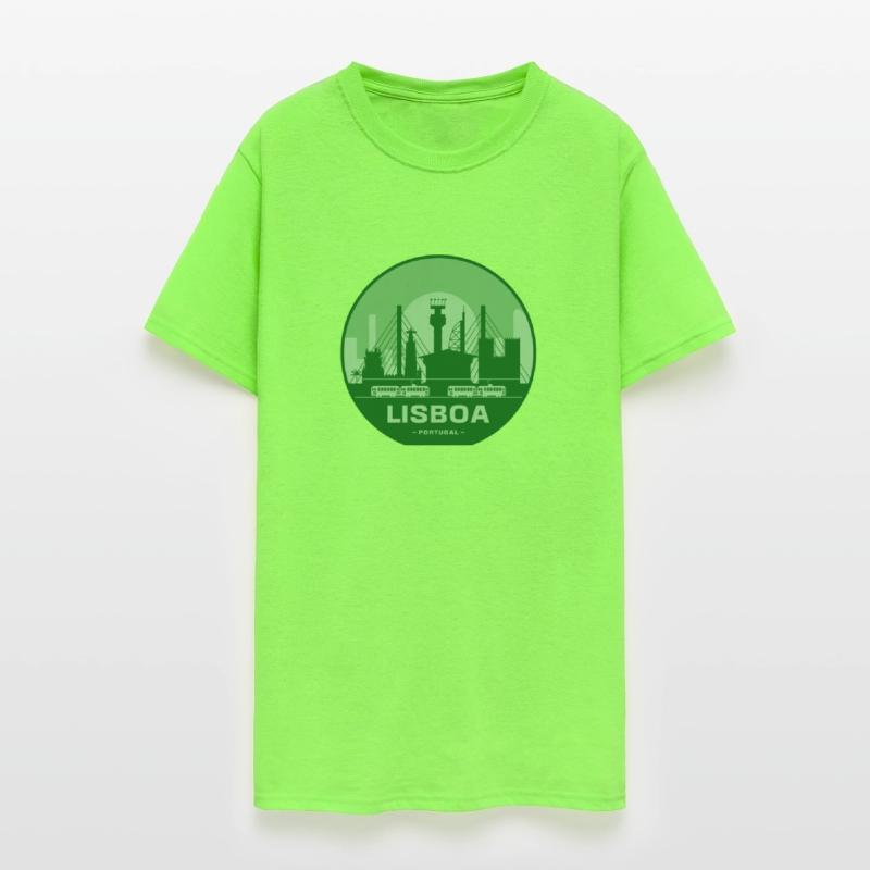 Lisboa Portugal Skyline Badge