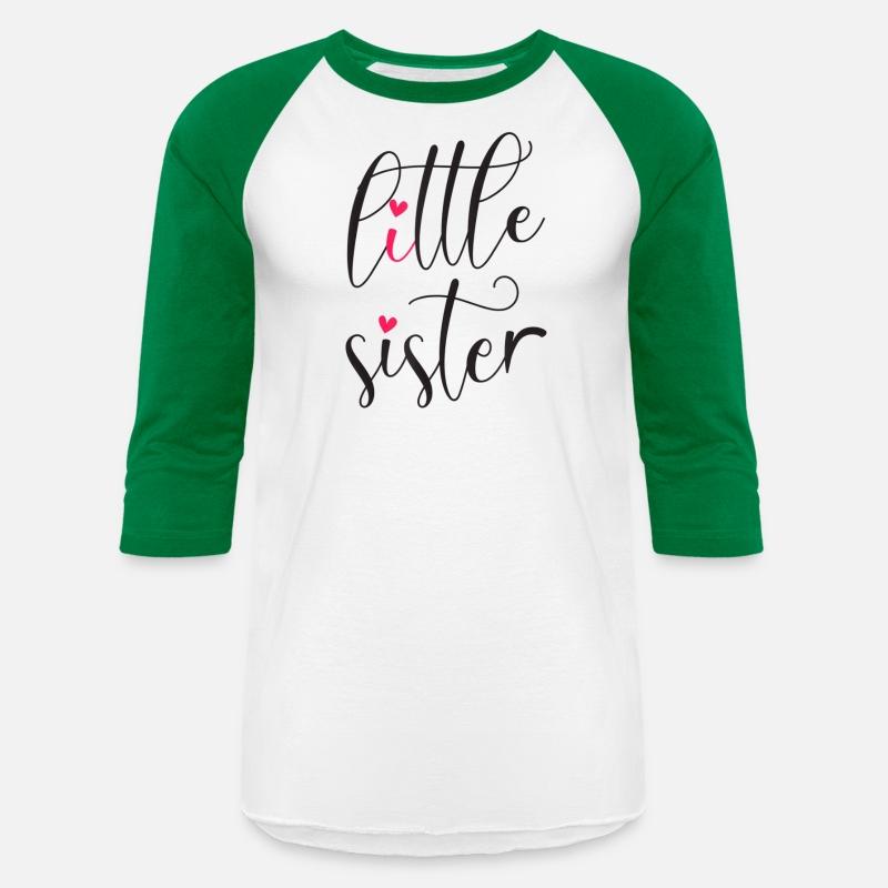 Little Sister Words With Cute Hearts T Shirt
