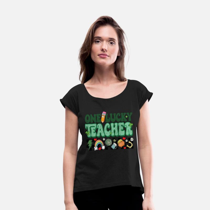 Lucky Teacher Saint Paddys St Patricks Day Vintage