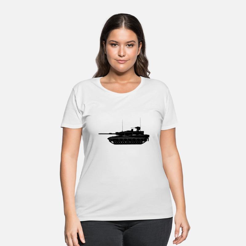 Military tank MBT transparent shadow graphic