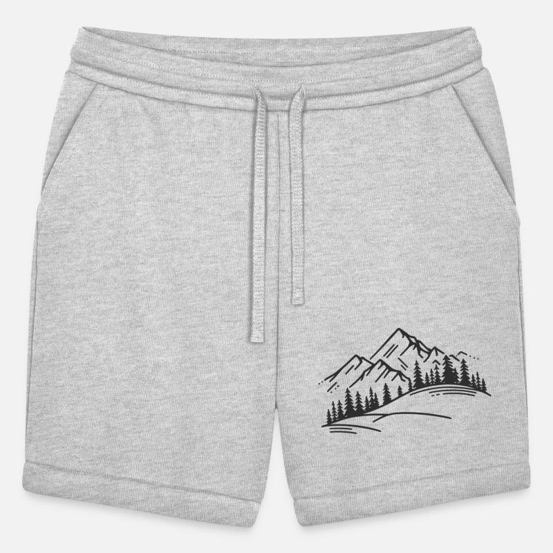 minimalist Mountain View, illustration