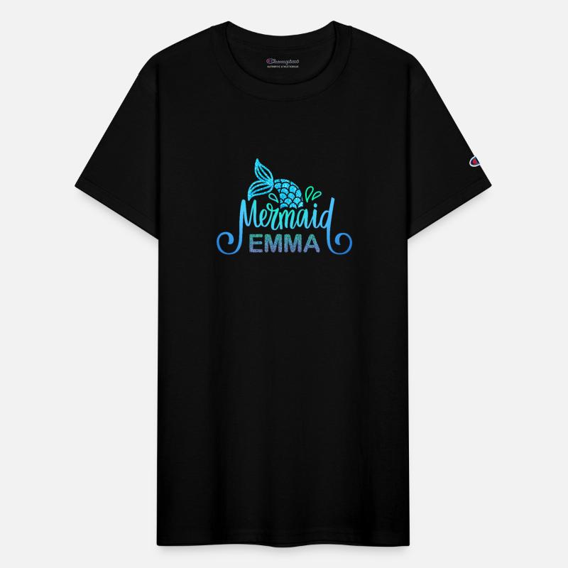 Nameshirt Emma with mermaid