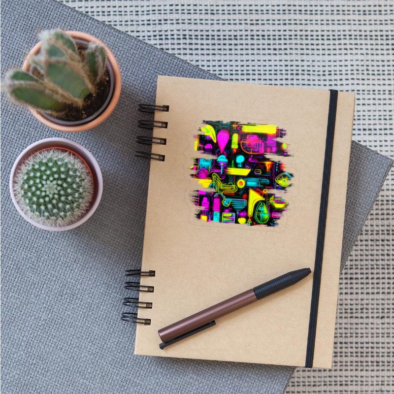 Neon Fluorescent UV Electro Music Party