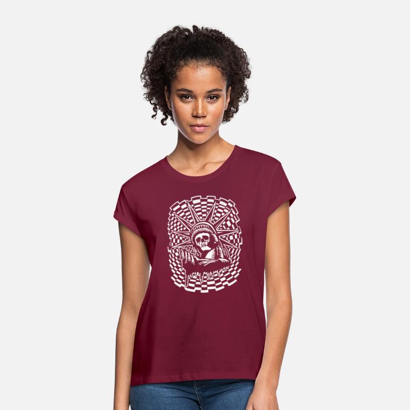 New York City Skeleton Statue of Liberty T-shirt