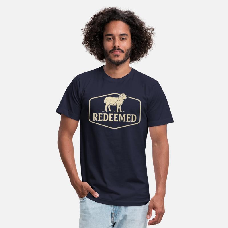 Redeemed Logo Tee – The Original Sheep Emblem