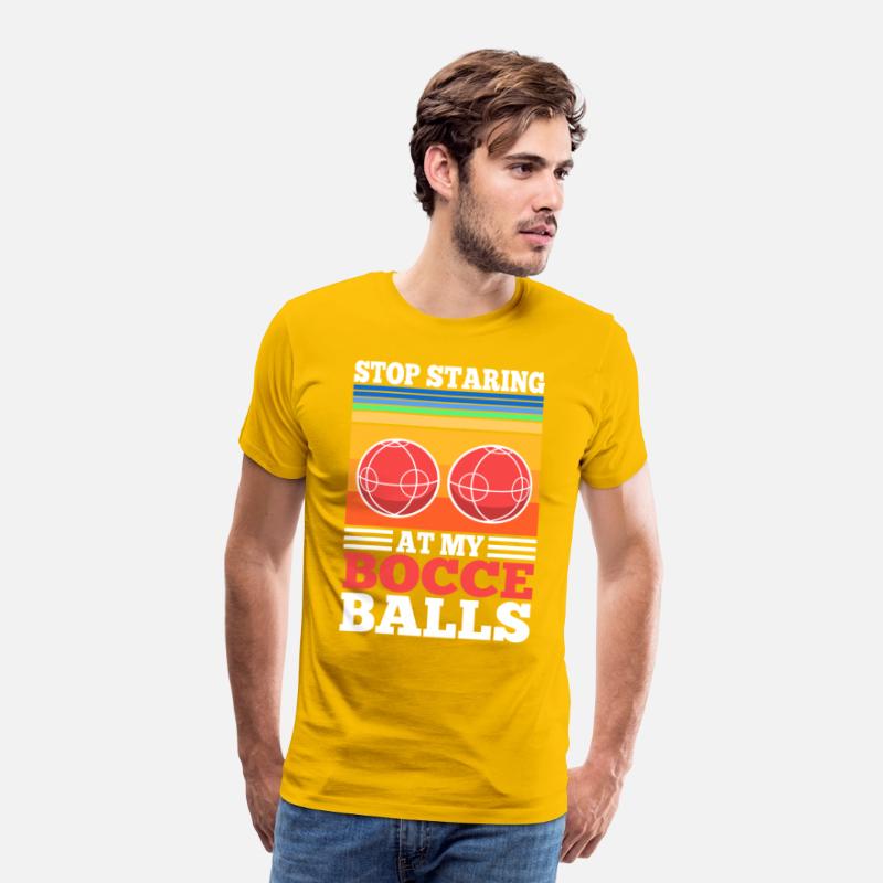 Stop staring at my Bocce Balls