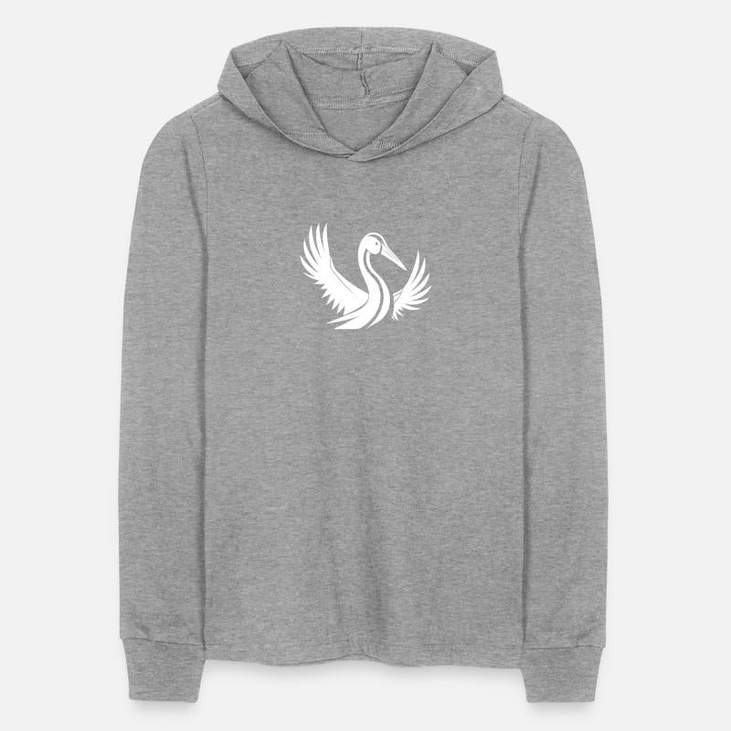 Stork Tattoo Portrait With Beautiful Wings