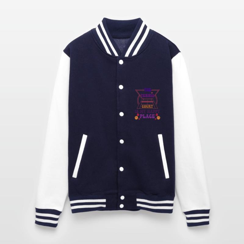 The Tennis Court Is My Happy Place Funny