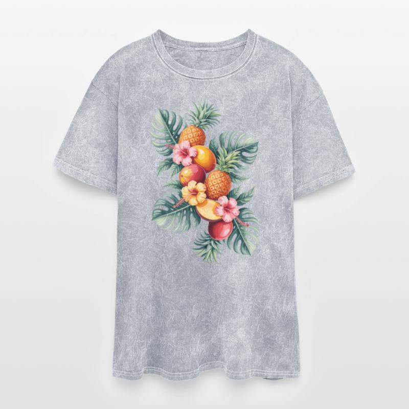 Tropical Fruit Paradise with Pineapples and
