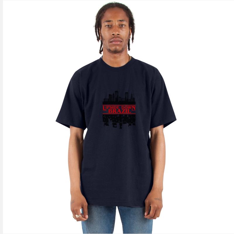 Upside down shirt brazil funny creative shirt