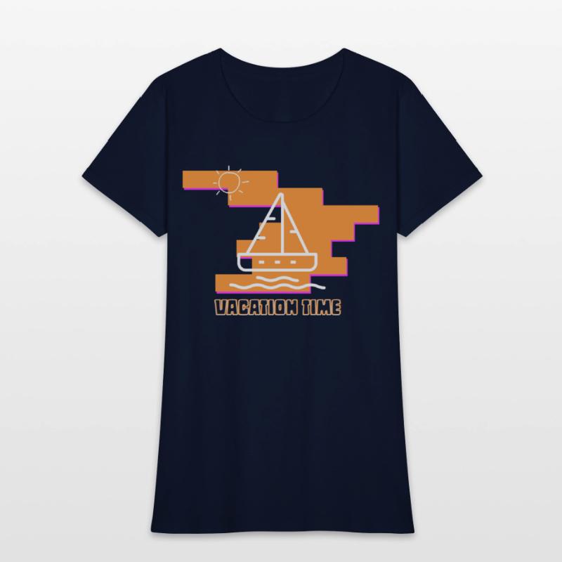 vacation time funny design t-shirt
