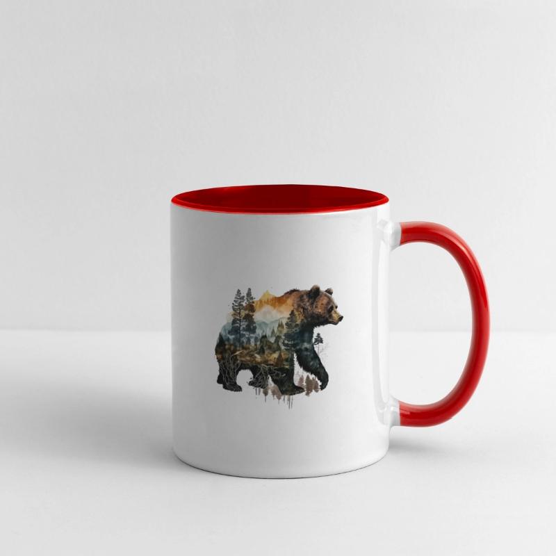 Wild Bear Watercolor Colorful Nature Outdoor 7