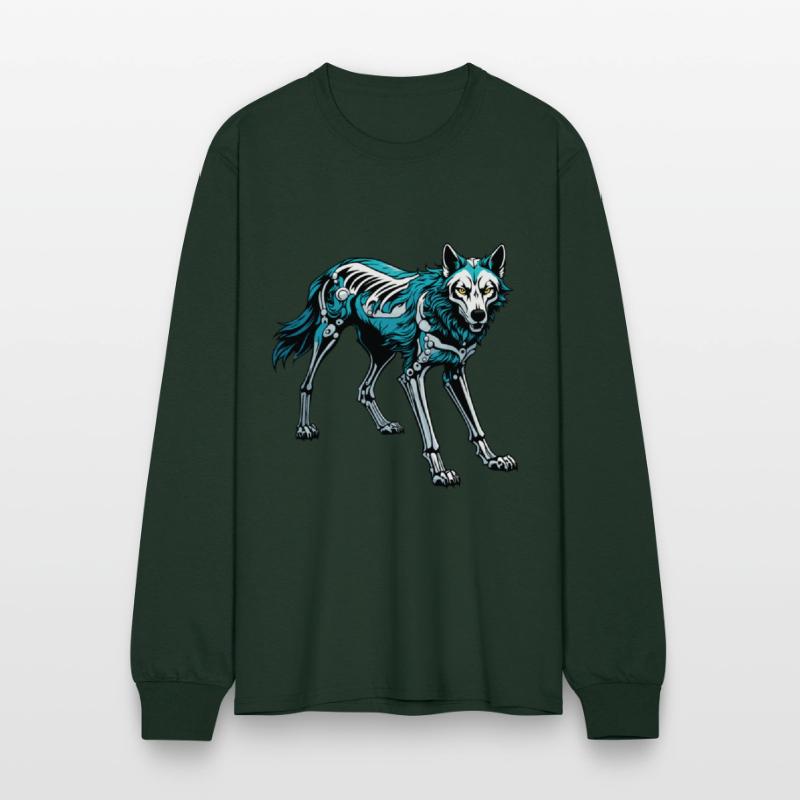 Wolf Skeleton Illustration