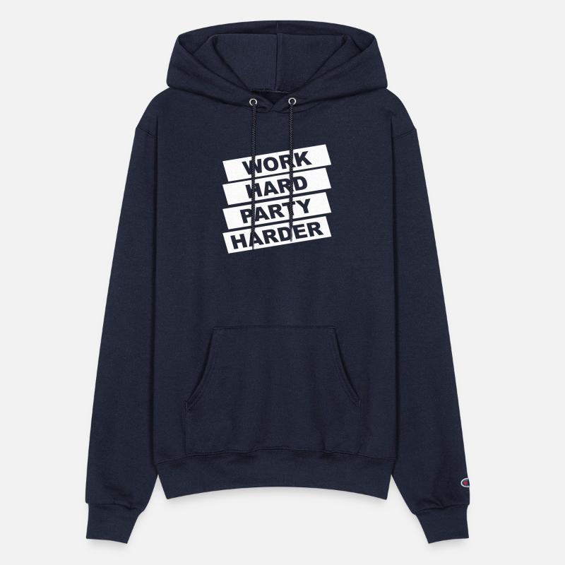 Work Hard Party Harder Team Club Friends Celebrate