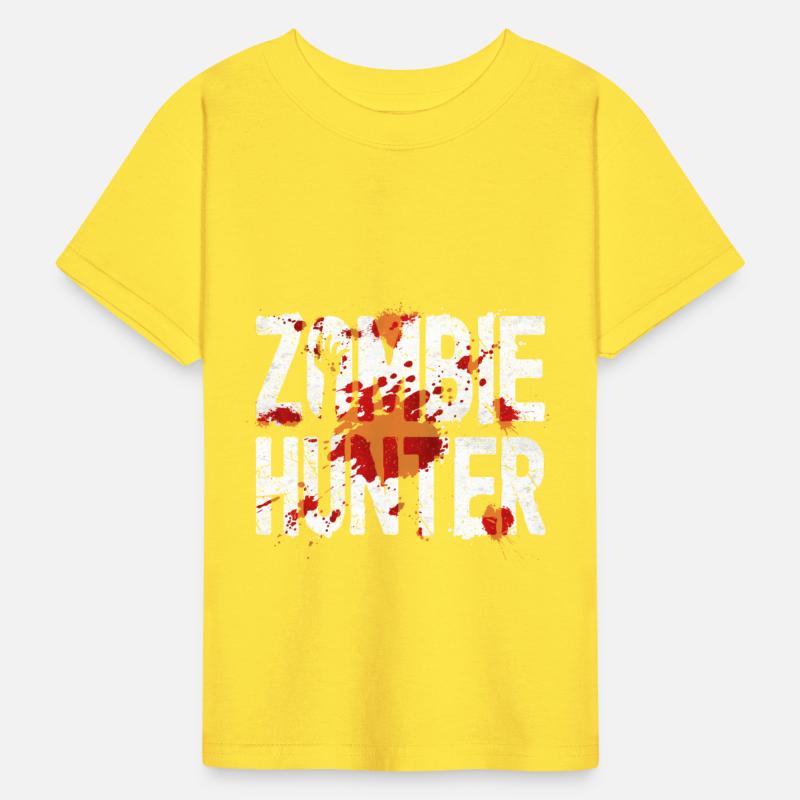 Zombie Hunter Creepy Scary Blood Splatter Zombies