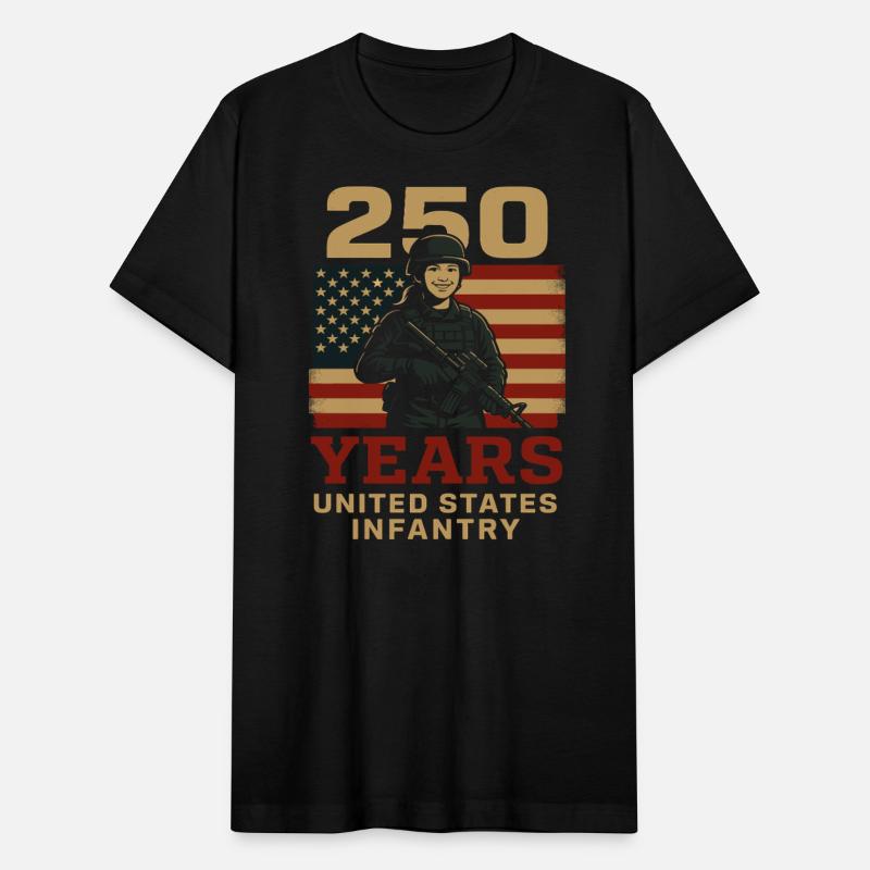 250 Years United States Infantry American Military