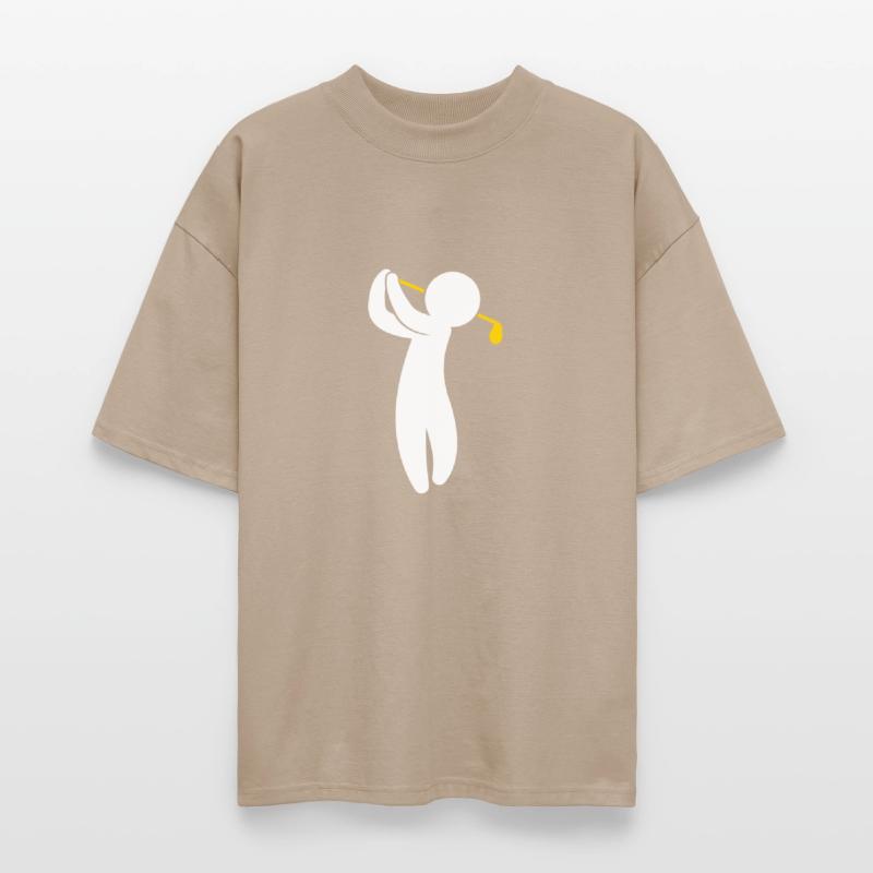 A Golfer Swings His Golf