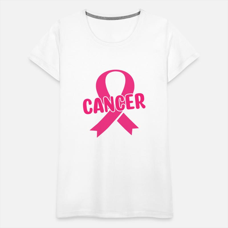 A pink cancer ribbon