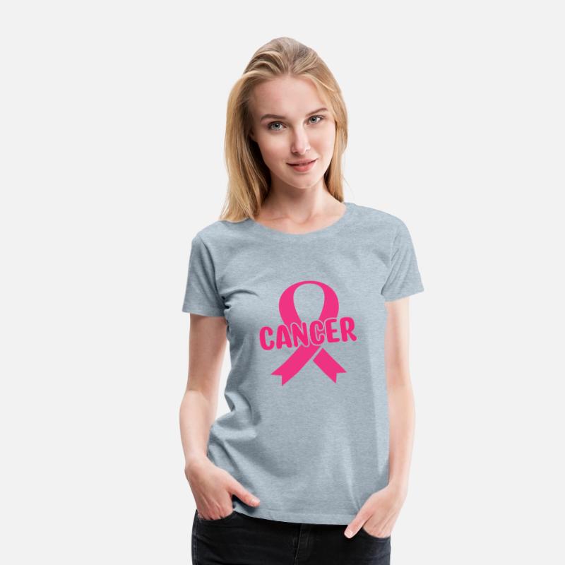A pink cancer ribbon