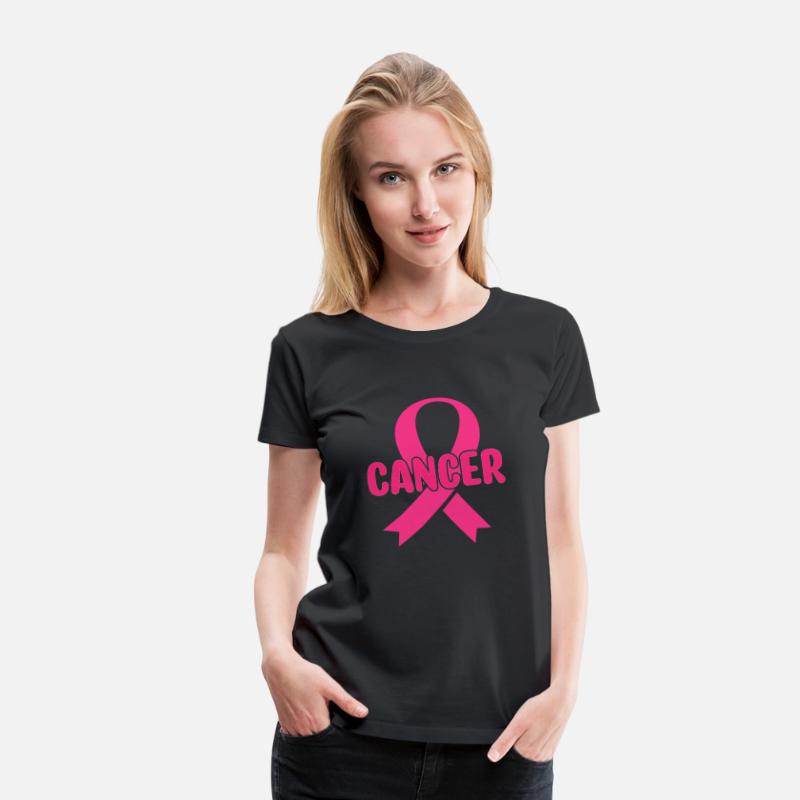 A pink cancer ribbon