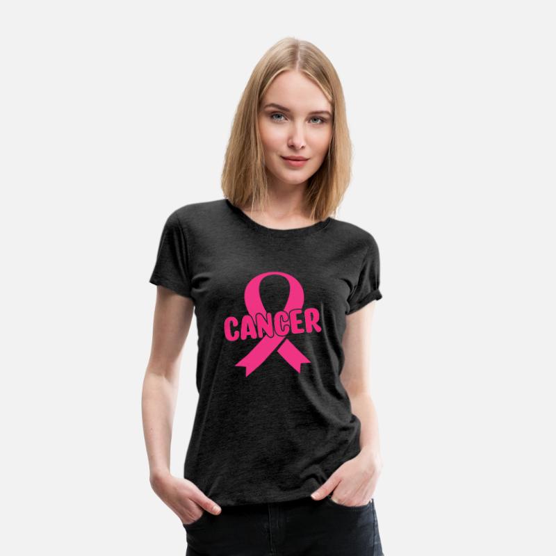 A pink cancer ribbon