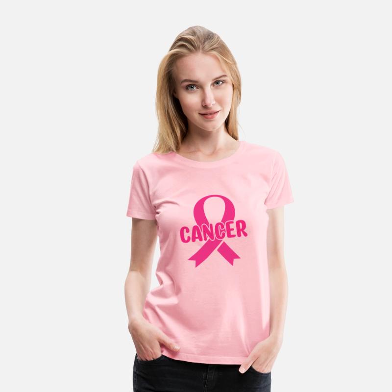 A pink cancer ribbon