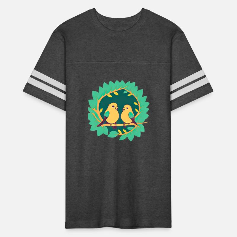 A Sweet Couple Of Colorful Birds