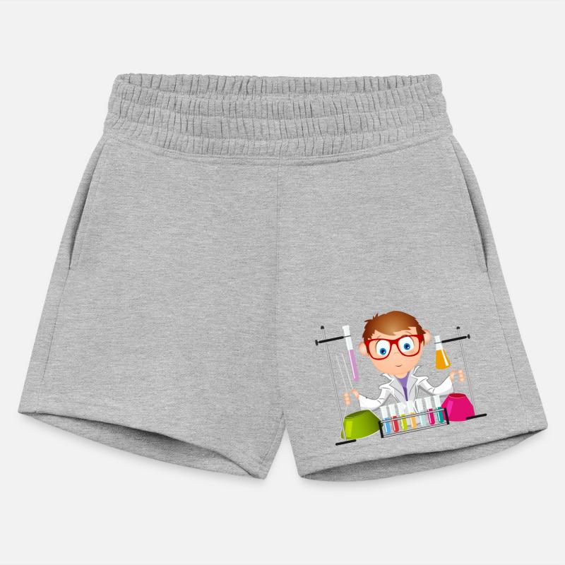 A young man as a scientist in the laboratory