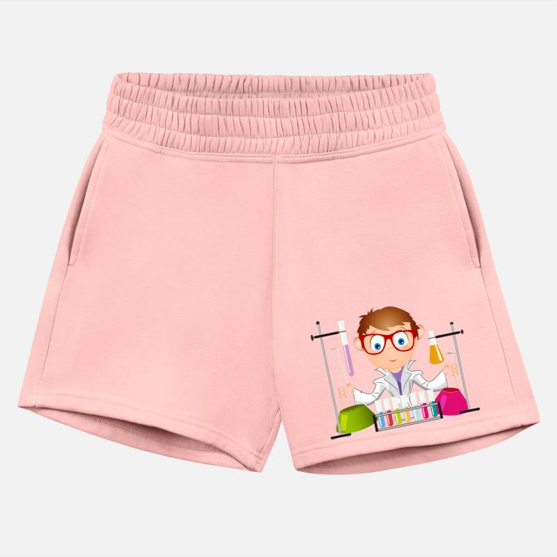 A young man as a scientist in the laboratory