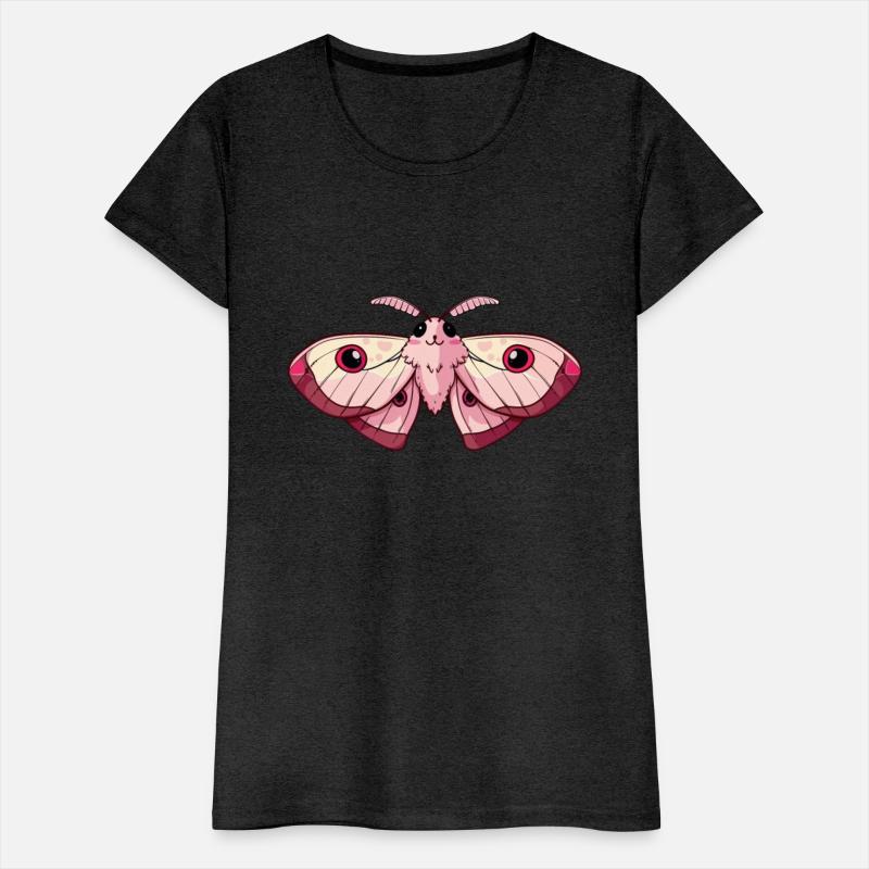 Adorable Kawaii Moth With Cute Big Eyes