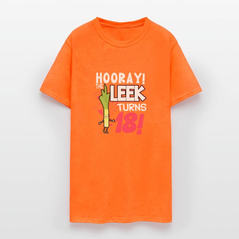 Adult 18th Bday Hooray The Leek Turns 18 Years Old