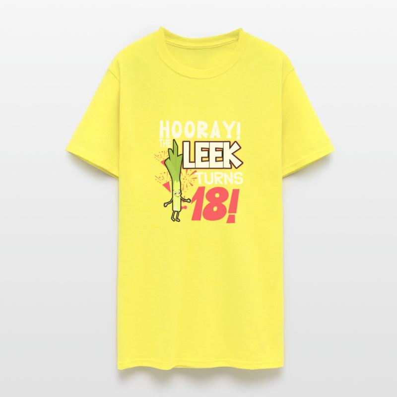 Adult 18th Bday Hooray The Leek Turns 18 Years Old