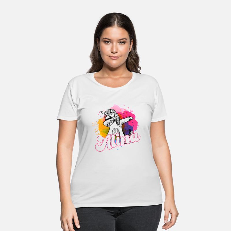 ALINA - Beautiful name with dabbing unicorn