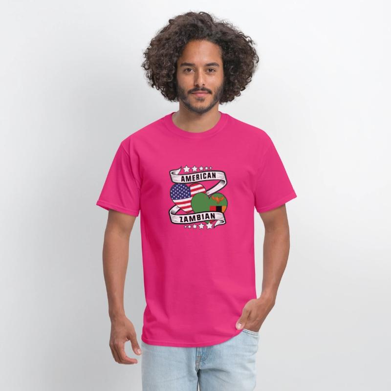 American and Zambian shirt