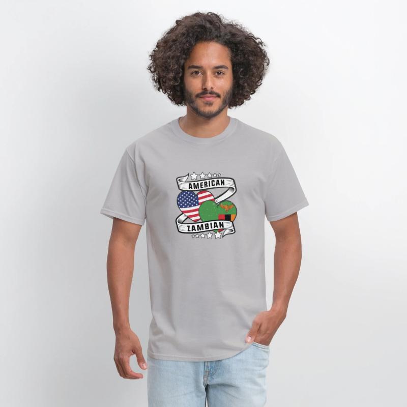 American and Zambian shirt