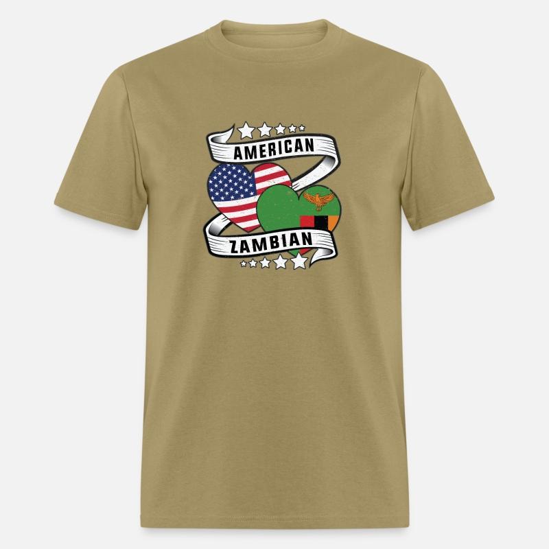 American and Zambian shirt