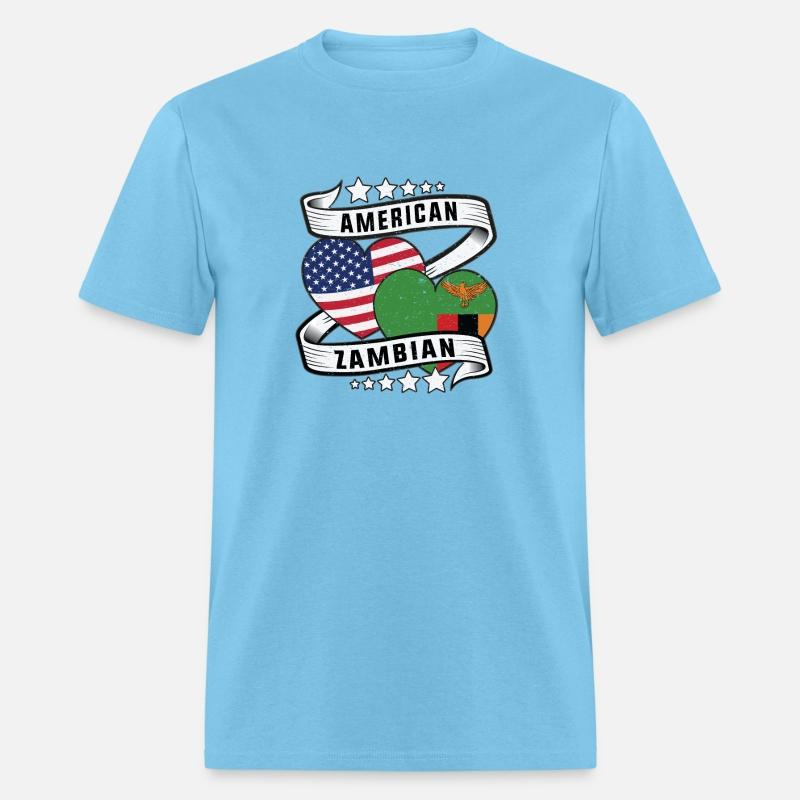 American and Zambian shirt