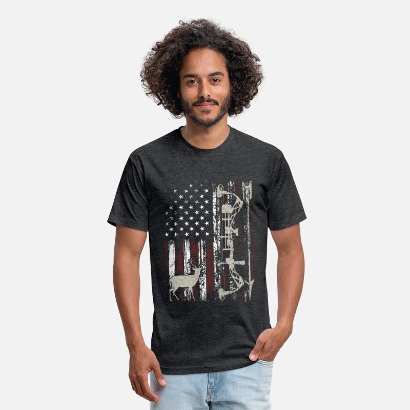 American Flag Bowhunting Bow Archery Deer Hunter
