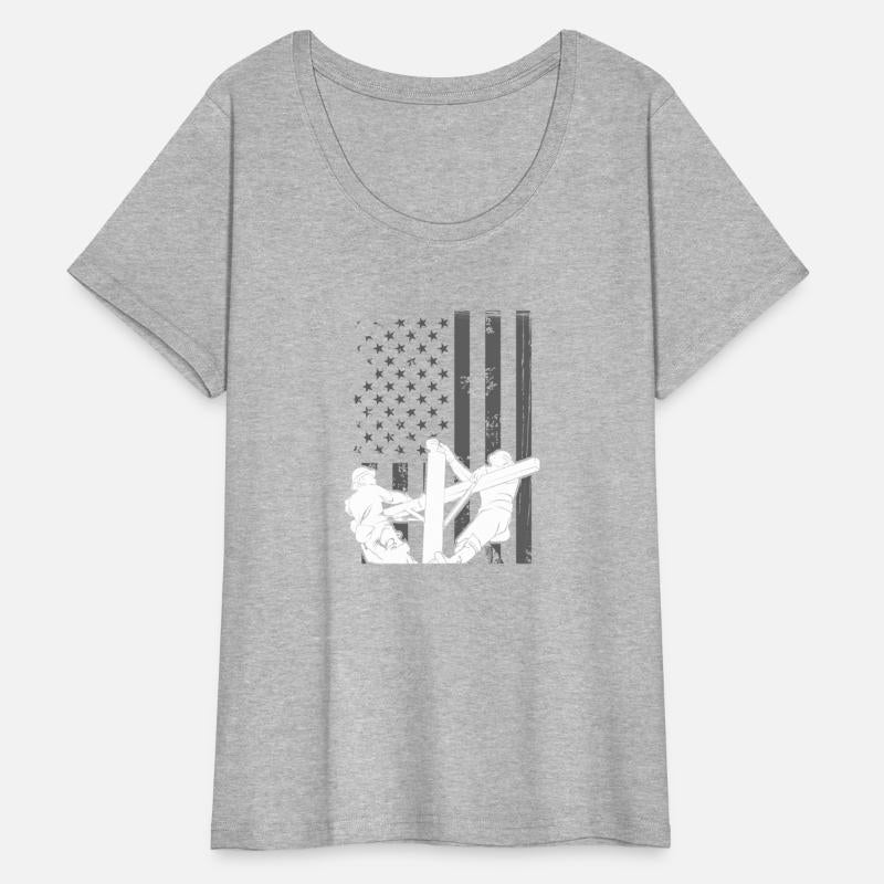 American Flag Line Usa Patriotic Cable Lines