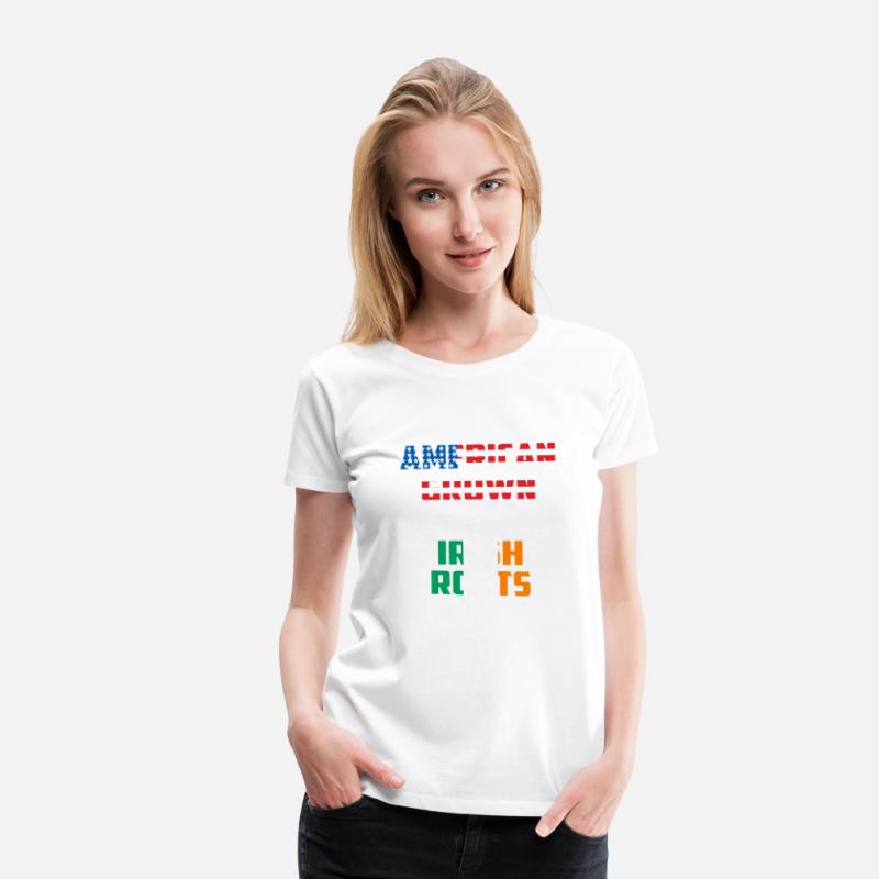 American Grown With Irish Roots Funny Gift